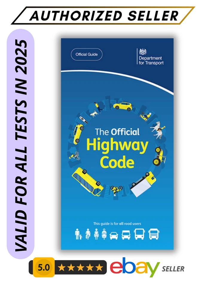 The Highway Code book 2025 driving standards agency dsa dvsa dvla theory test HW