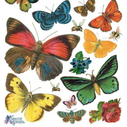 Pegatinas Bosque Mariposas - 2 NUEVAS Hoja de Pegatinas para Papelería y Álbumes de Recortes - Imagen 5 de 5