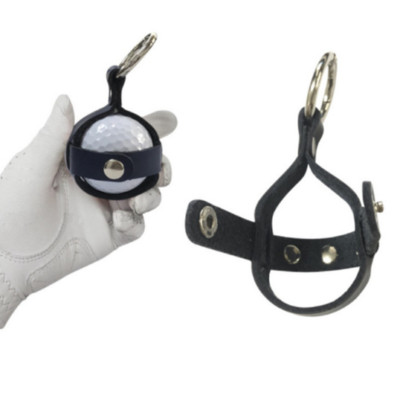 1pcs Golf Ball Storage Pouch PU Black Golf Ball Waist Hollow Out Design Ball Bag