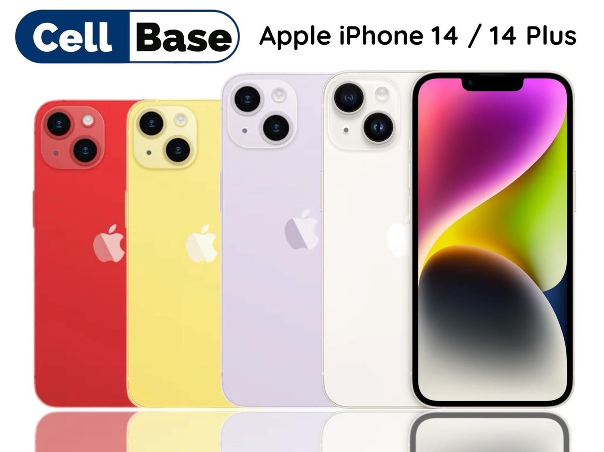 Apple iPhone 14 - 14 Plus 128GB 256GB 512GB Unlocked Smartphone