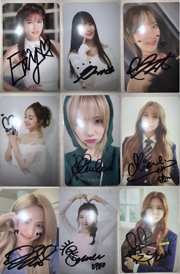 WJSN COSMIC GIRLS Autographed Signed Photo card PC Photocard