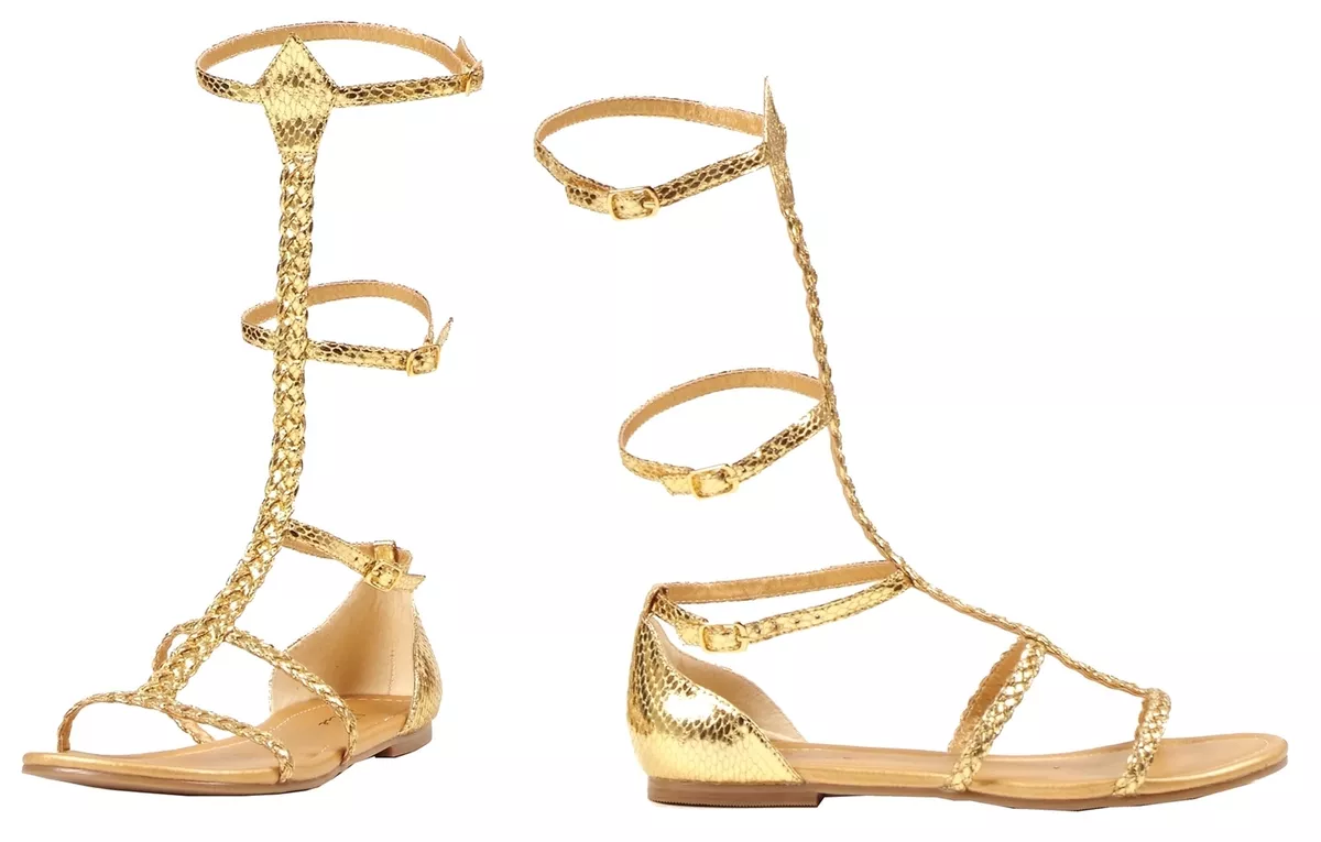 Gold roman best sale sandals