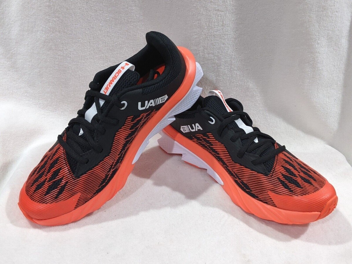 Under Armour Micro G Engage II Shoes Mens 14 Black Orange Running Sneakers Amazon.com | Under Armour Men main image 3