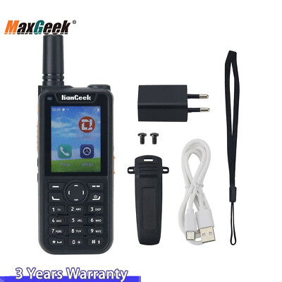 HAMGEEK 4GZA Walkie Talkie 5000KM Handheld Transceiver for Zello WiFi&Bluetooth