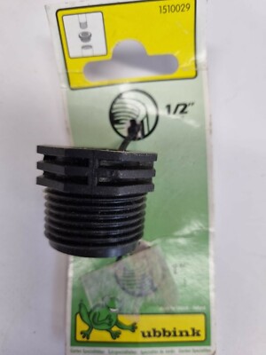 Ubbink 1/2 Zoll Polypropylen Gewinde Rohrverbinder #14D57