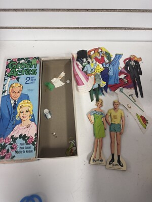 WHITMAN 1968 GREEN ACRES 2 MAGIC STAY ON DOLLS ORIGINAL BOX BLHN