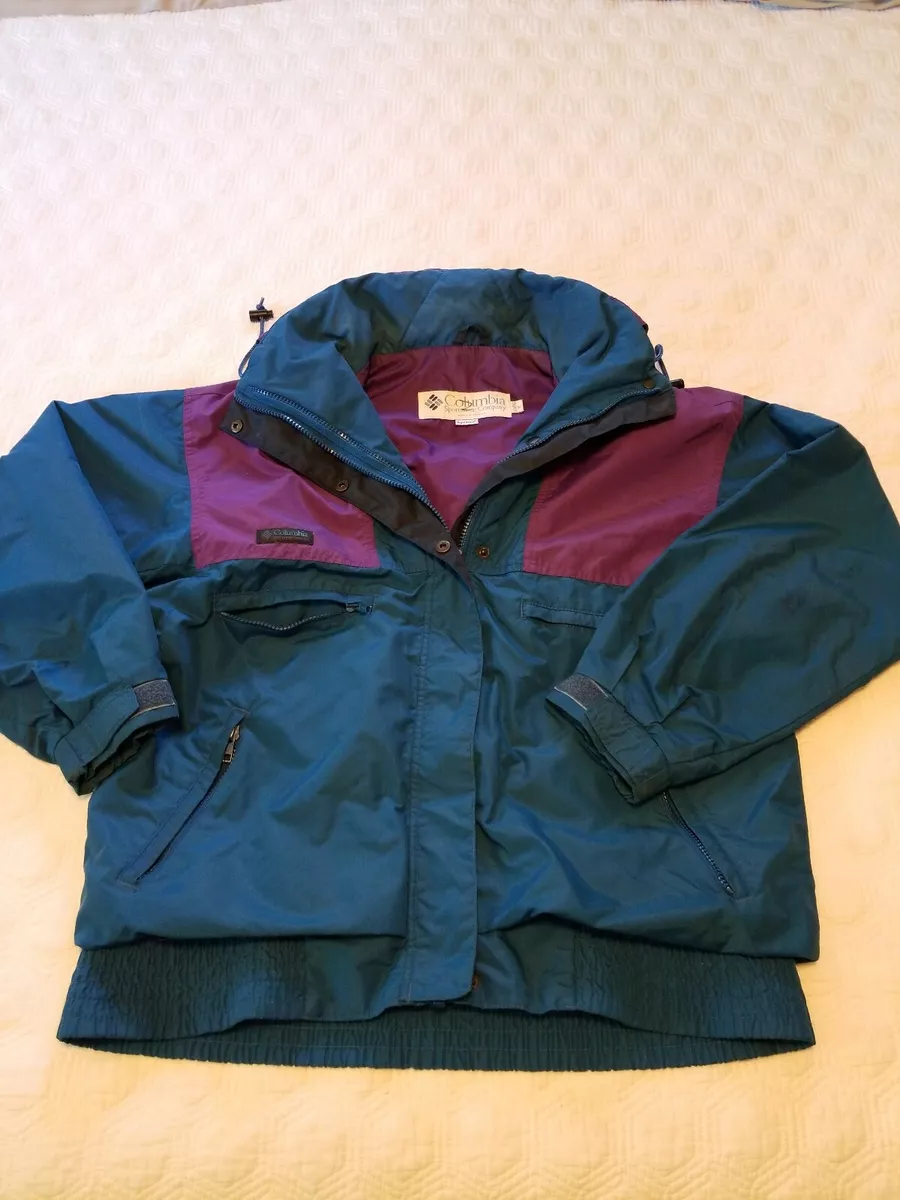 Vintage Columbia Vamoose Womens Sz M Radial Sleeve Ski Jacket Coat Color Block eBay Vintage Columbia Vamoose Winter Jacket