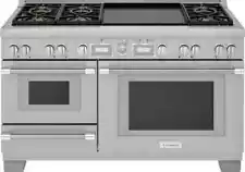 Thermador 60 Inch Freestanding Smart Dual Fuel Range Open Box Special PRD606WESG