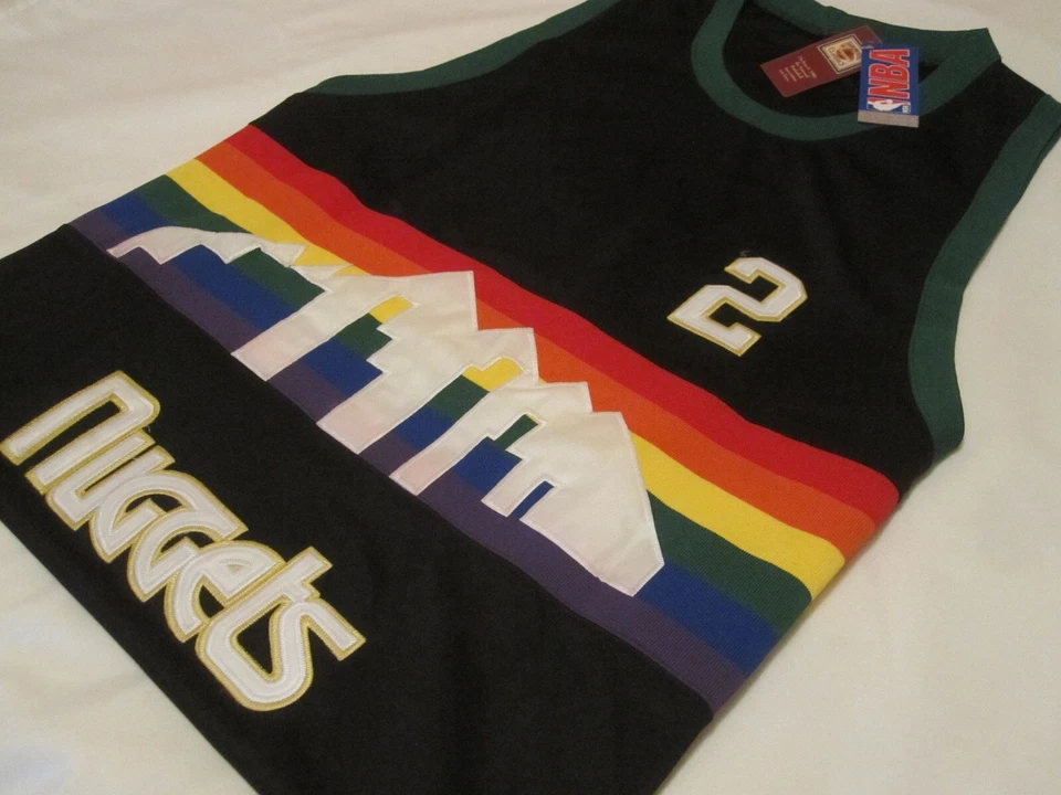 VTG Mitchell & Ness Alex English #2 Denver Nuggets 1983-84 Jersey | Size: 56 NWT - Image 3 of 4