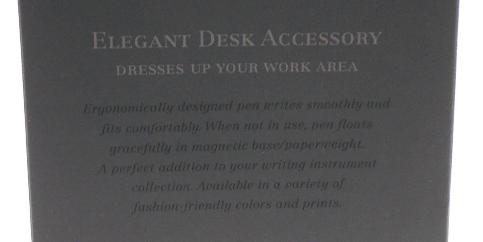 托特包漂浮笔桌配件人体工学镇纸磁性圣诞礼物粉色 — 第 4/4 张图片