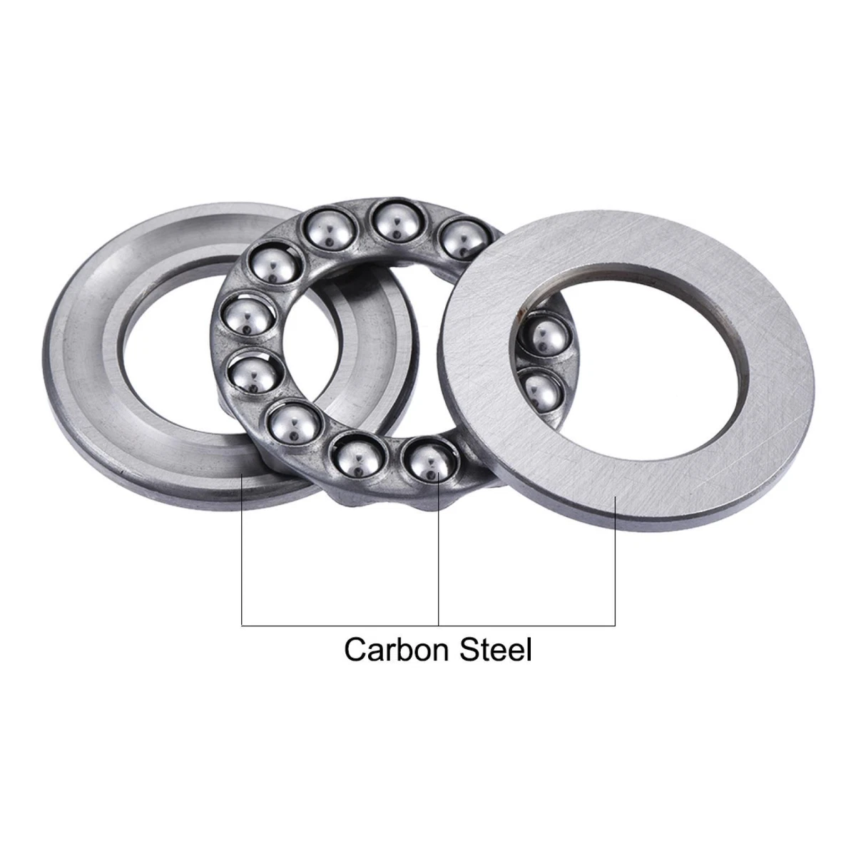 Carbon Steel Ball Thrust Bearing 51103 17mm x 30mm x 9mm eBay