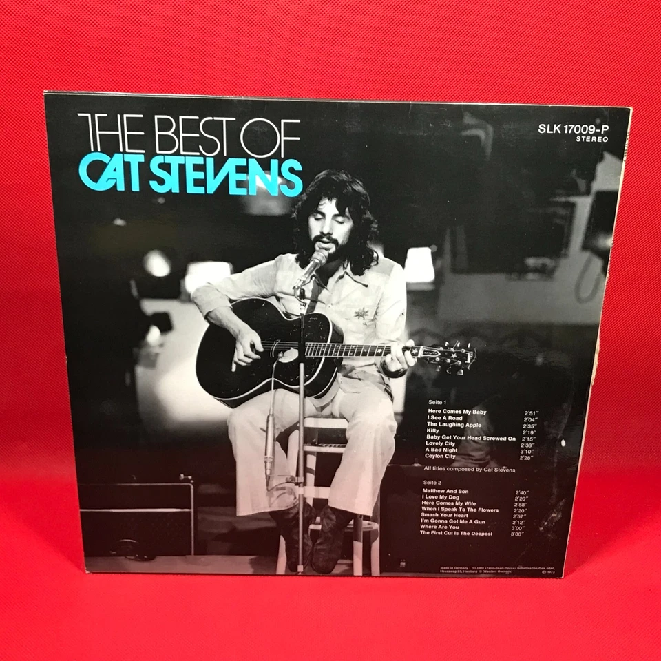 The Best Of Cat Stevens 1973 German vinyl LP I'm Gonna Get Me Gun Mathew & Son ~ - Image 2 of 4