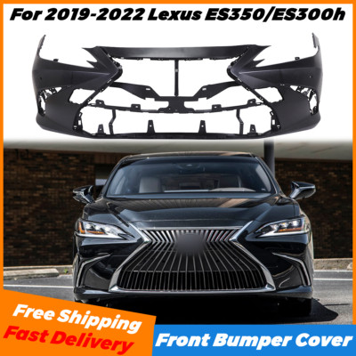 Front Bumper Cover Fits 2019-2022 Lexus ES350/ES300h w/Sensor Holes