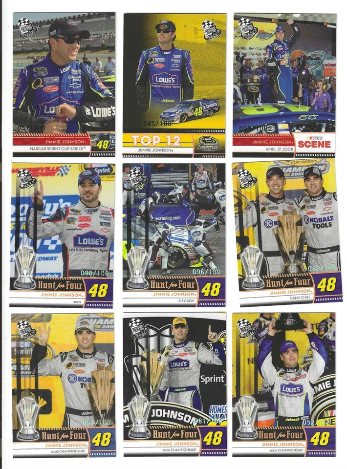 2009 Press Pass GOLD HOLOFOIL #93 Tony Stewart #071/100! ONE CARD ONLY! - Image 3 of 4