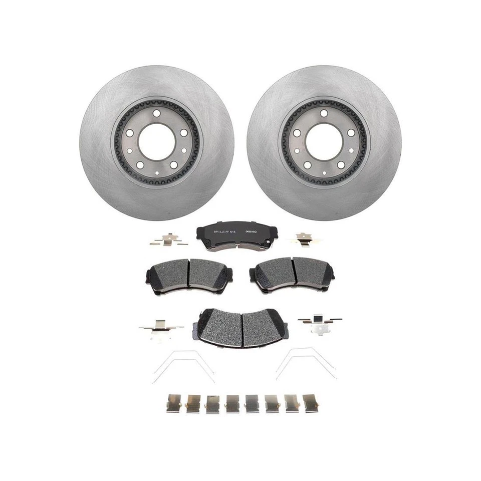 Rotores de freno delanteros y pastillas de freno de cerámica con herrajes para Mazda 6 PA 2007-2013 Foto 2 de 2