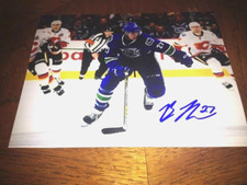 Ben Hutton Autographed Vancouver Canucks 8x10 Photo  COA