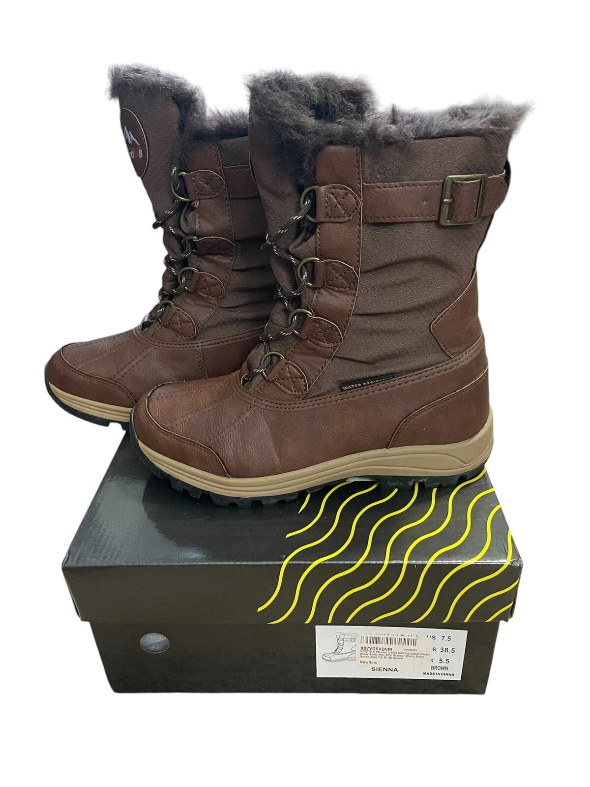 Nortiv 8 Mid Rise Insulated Winter Boots Size 7.5