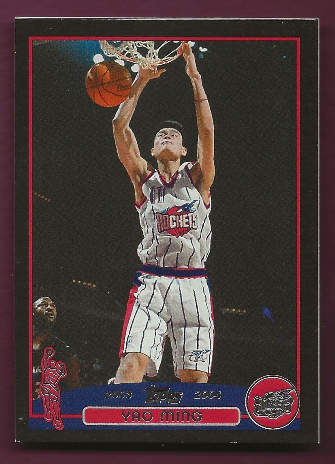 2003-04 Topps #11 Yao Ming Black Border Variation #ed 361/500