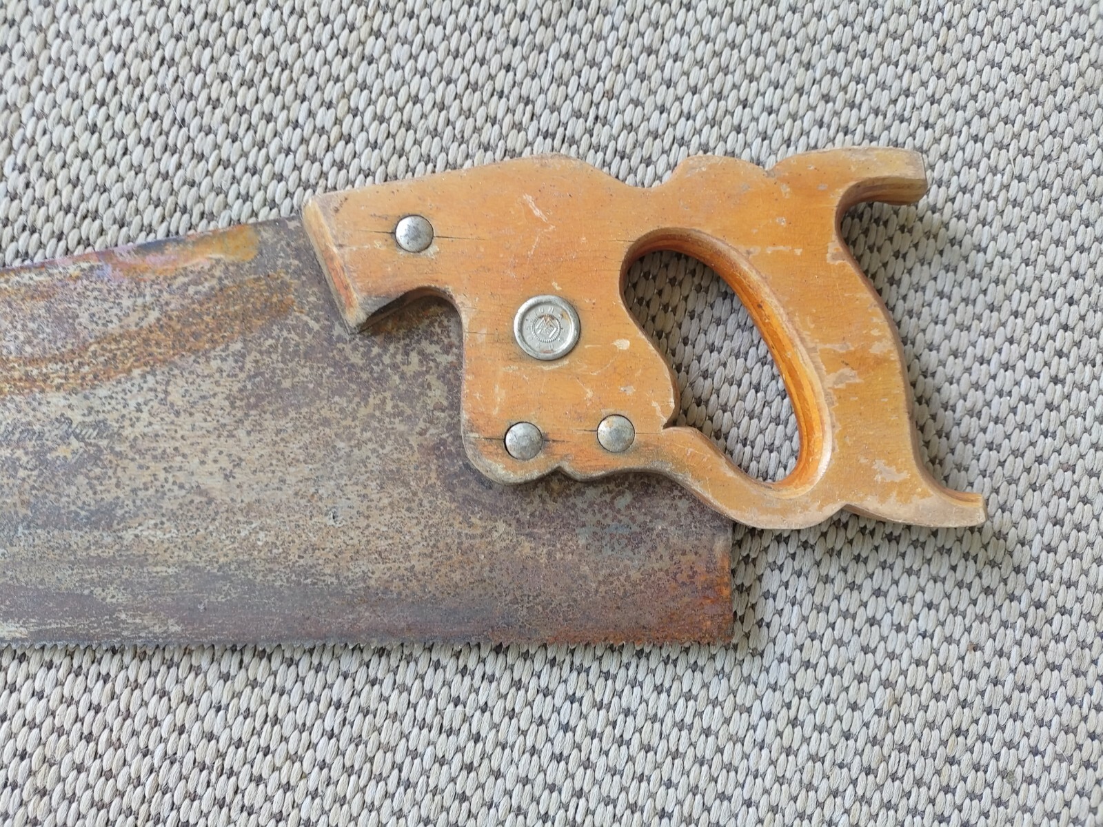 Vintage, Disston USA, Hand Rip Saw, 30