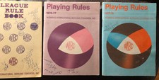 1968-77 Womens International Bowling Congress Books set/3 Book History Paper