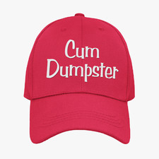 Rude Cap Cum Dumpster Gay Adult Baseball Hat Funny Joke Festival Bottom Pride