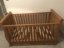 east coast langham sleigh cot bed