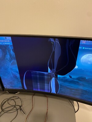 FOR PARTS MSI Optix G27C5 27'' LCD Curved Gaming Monitor