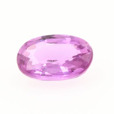 Steine und Mineralien. 0,63 ct VIOLETTER SAPHIR. Unbeheizt. Madagaskar.