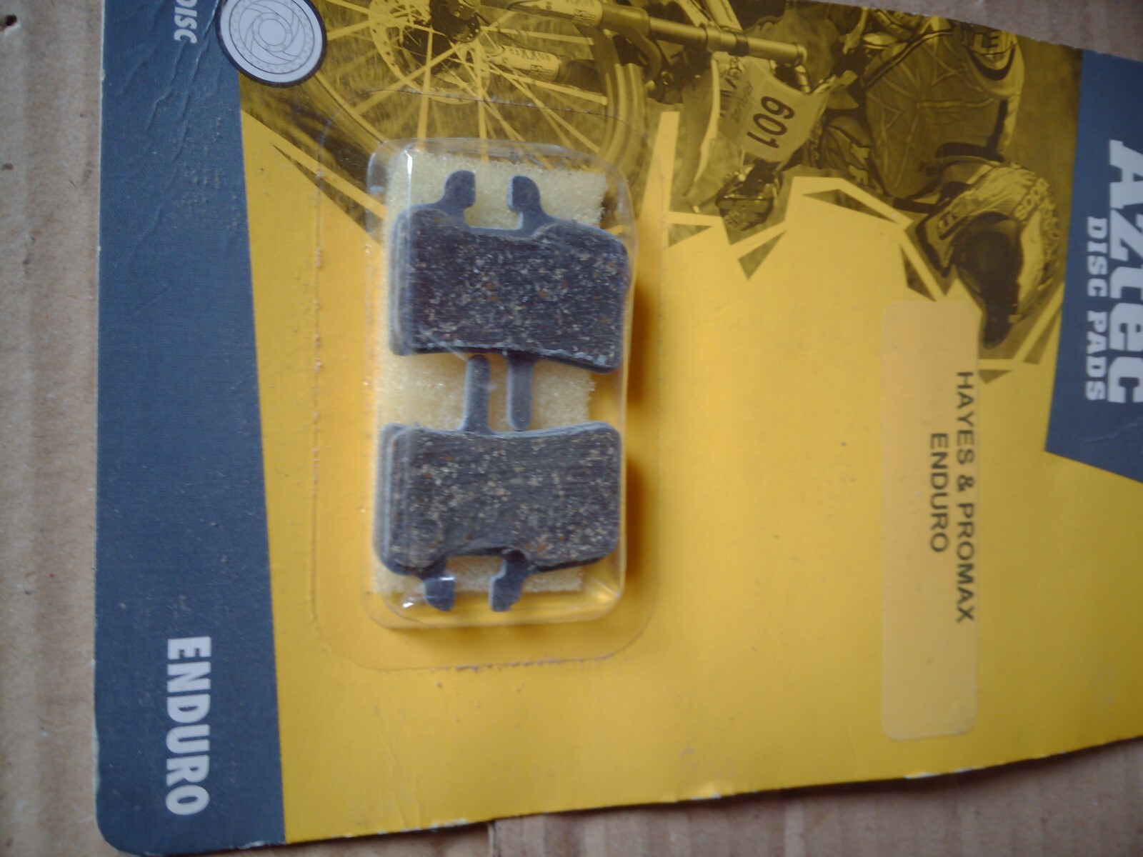 AZTEC ENDURO DISC BRAKE PADS, HAYES & PROMAX