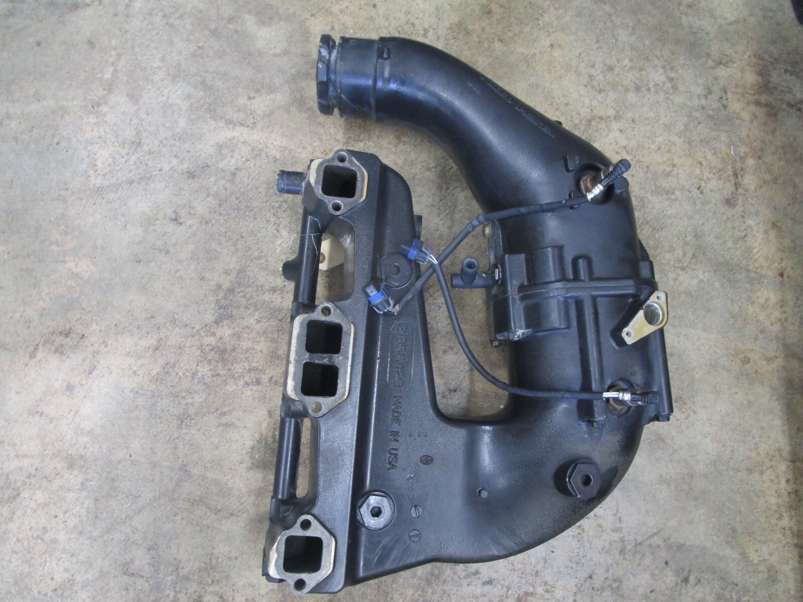 *NEW* 0780 Volvo Penta Exhaust Manifold Elbow Pipe Port 21356423