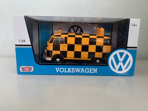 RARE MOTORMAX 1:24 VW T1 DELIVERY VAN AIRPORT RUNWAY - 79572 - Picture 10 of 11