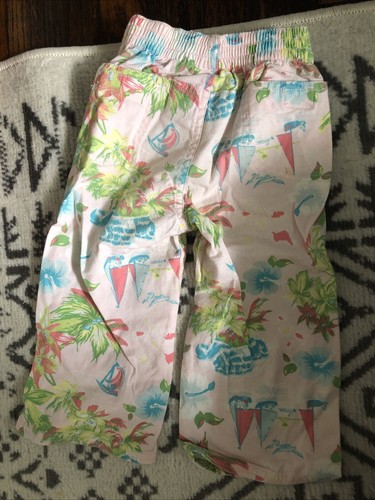 Vintage Cherokee Little Girls Pink and White Floral Pants Size 4 - Picture 3 of 5
