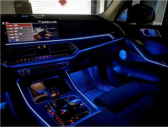 Door Speaker Glow Tweeter Audio Speaker Cover Trim for BMW X5 G05 X7 G07 - Image 3 of 4