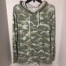Victoria s Secrets Pink Size XS Camouflage Grey Blue Soft Fleece Hoodie