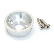 NEW - Electrosocket Jack Plate For Tele - SATIN CHROME