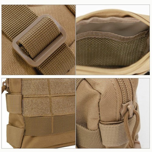 Tactical Molle Pouch EDC Belt Waist Pack Bag Utility Multi-purpose Phone Pocket - Picture 7 of 15