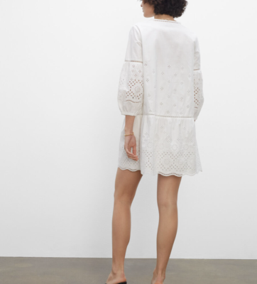 CLUB MONACO Women's Eyelet Mini Dress 3/4 Sleeves White Size L NWT | eBay CLUB MONACO Women's Eyelet Mini Dress 3/4 Sleeves White Size L NWT | eBay
