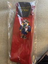 NWT MENS POLO RALPH LAUREN CREW SOCKS 1 PAIR SIGNATURE BEAR OS