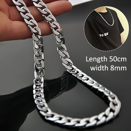 20'' Simple Fashion Men 925 Sterling 