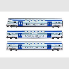 Lima Expert HL5058 -  Set 3 carrozze intermedie 'Vivalto' in livrea XMPR - Art. 