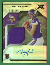 KELLEN MOND 2021 XR FOOTBALL ROOKIE JERSEY AUTO /149 MINNESOTA VIKINGS TAMU