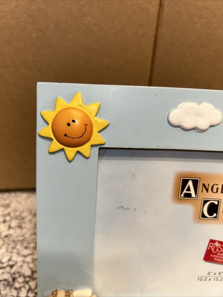 Marco de fotos de mejillas de ángel "pequeño ángel" Russ Berrie coleccionable Foto 4 de 4