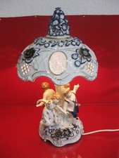 PMP Plaue Lampe kobalt Riesig 47cm Lithophani...
