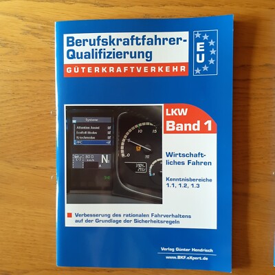 BKF Berufskraftfahrer Qualifizierung Lkw Band 1 EU Wirtschaftlichkeit Topzustand