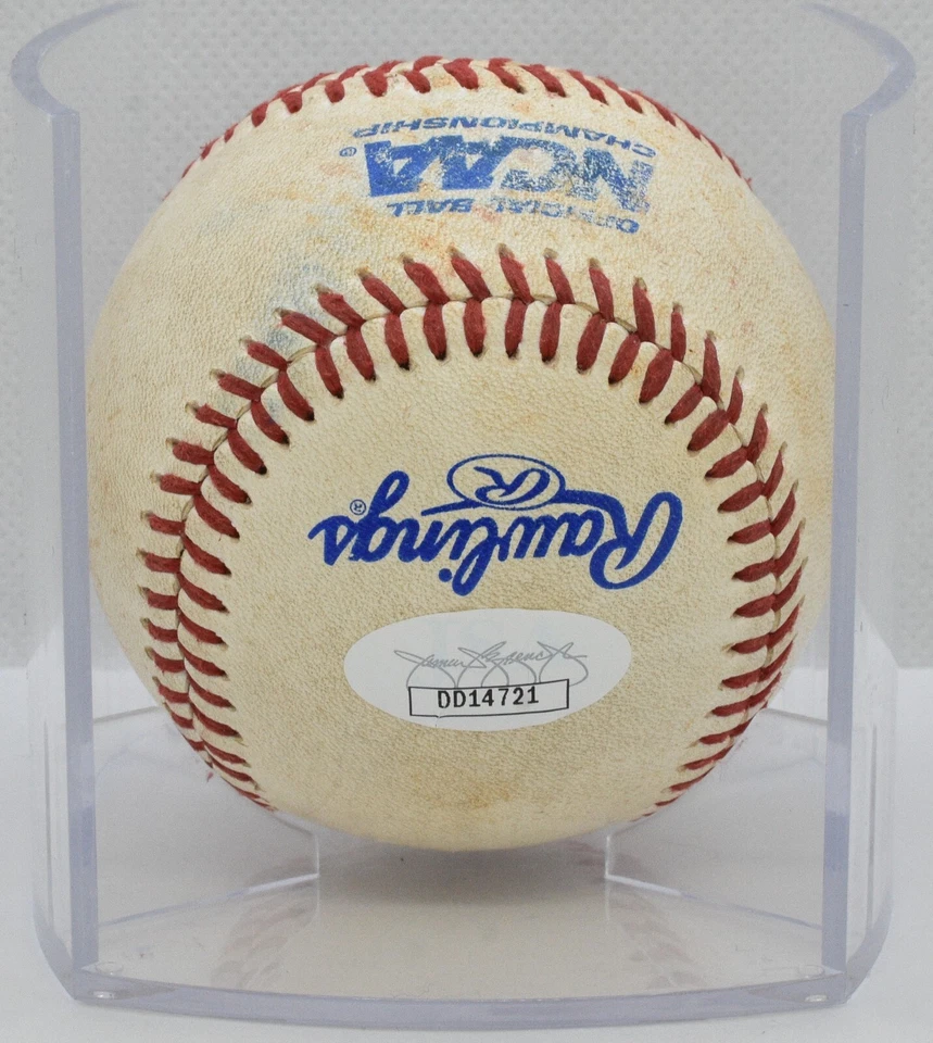 Alex Bregman Signed Game Used Baseball LSU NCAA College JSA COA - Image 2 of 4