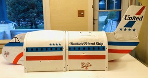 barbie united airplane