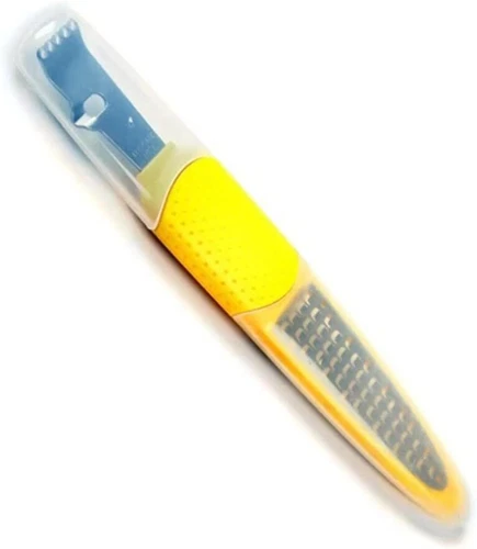 Norpro Yellow Zester, Grater, and Stripper Tool, Multi-Function Kitchen Gadget - Picture 1 of 1