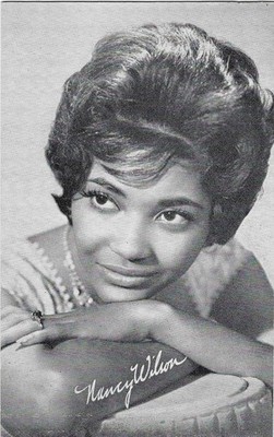 EXHIBIT CO. ARCADE CARD ''BILLBOARD ARTISTS'' NANCY WILSON (BIO BACK)! GREAT CARD!