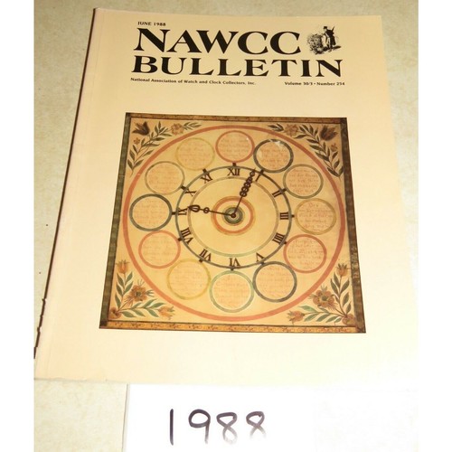 NAWCC Bulletin 1988 Watch and Clock Magazine Full Year 6 issues Collectible - Picture 6 of 12