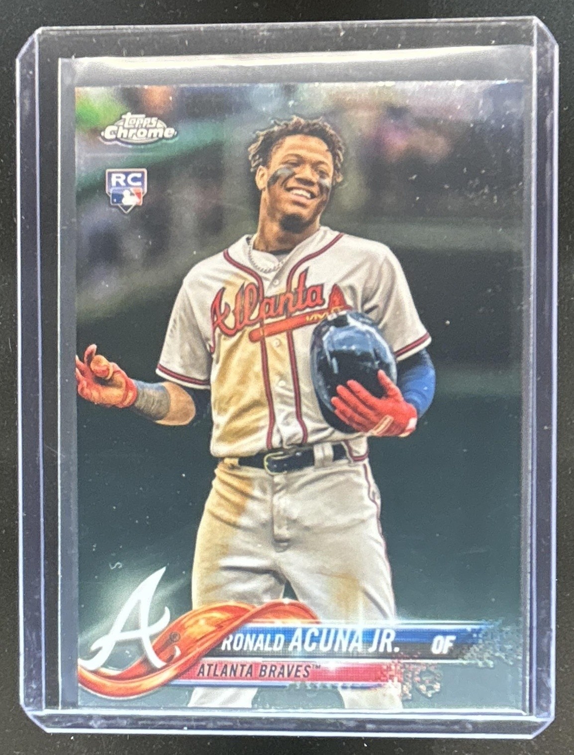 2018 Topps Chrome Update Ronald Acuna Jr. RC Rookie #HMT25 Braves